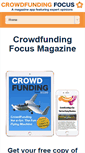 Mobile Screenshot of crowdfundingfocus.com